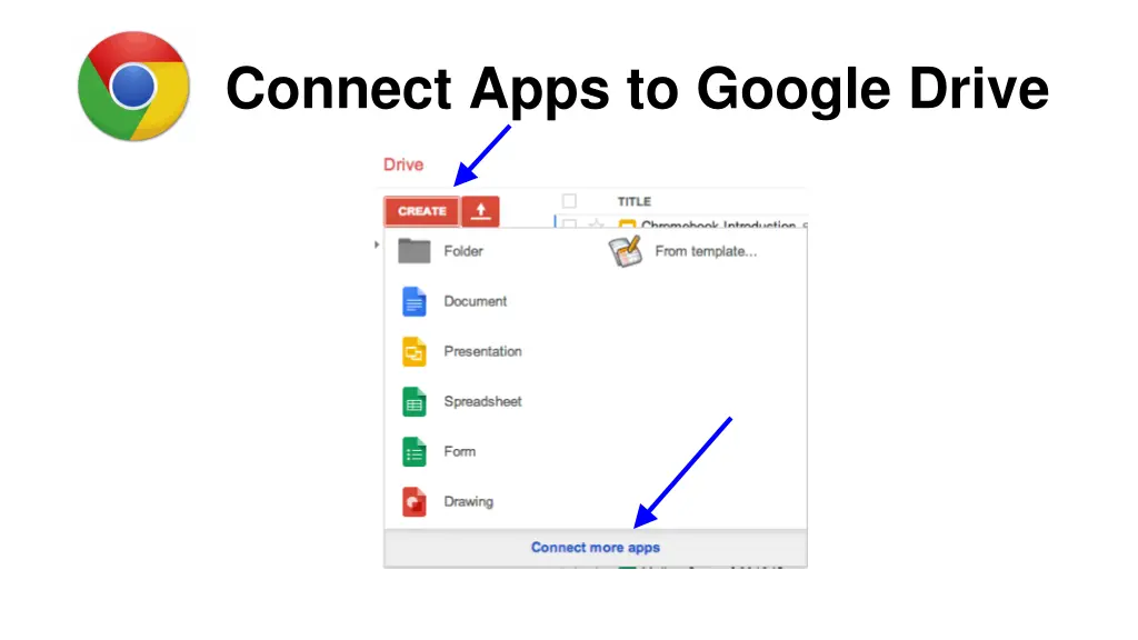 connect apps to google drive