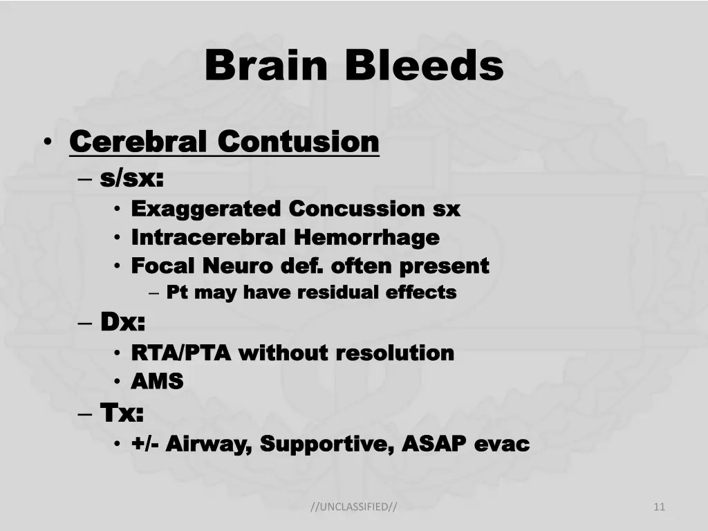 brain bleeds