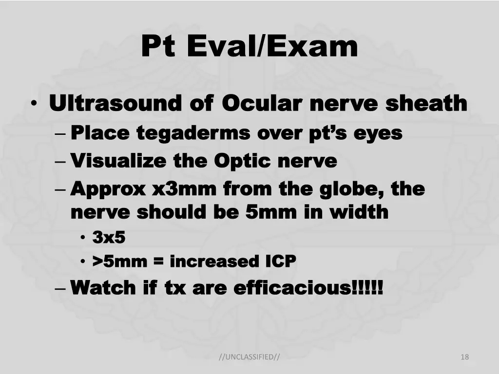 pt eval exam 1