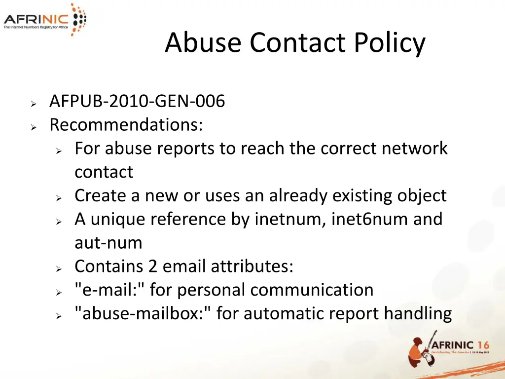 abuse contact policy 1