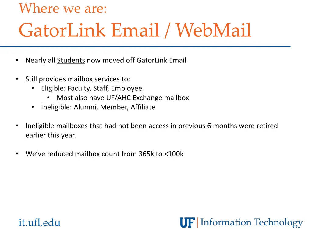 where we are gatorlink email webmail