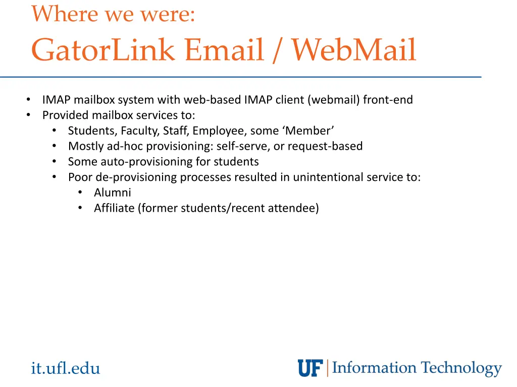 where we were gatorlink email webmail