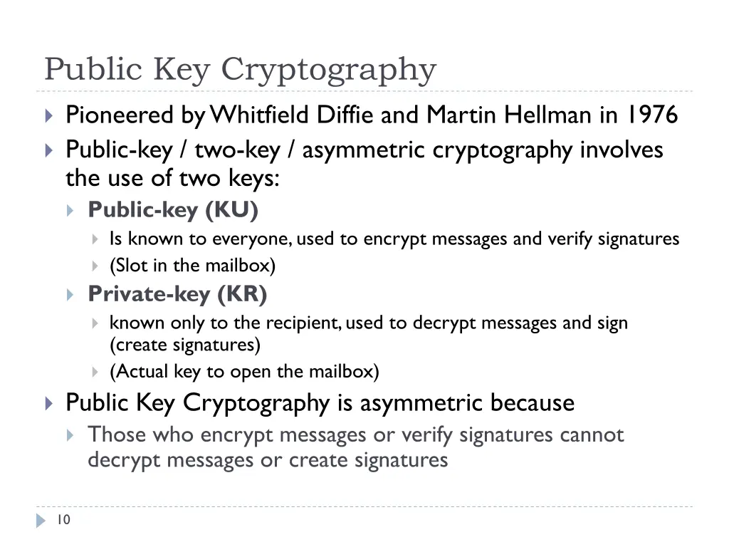 public key cryptography 1