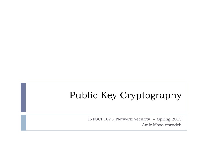 public key cryptography