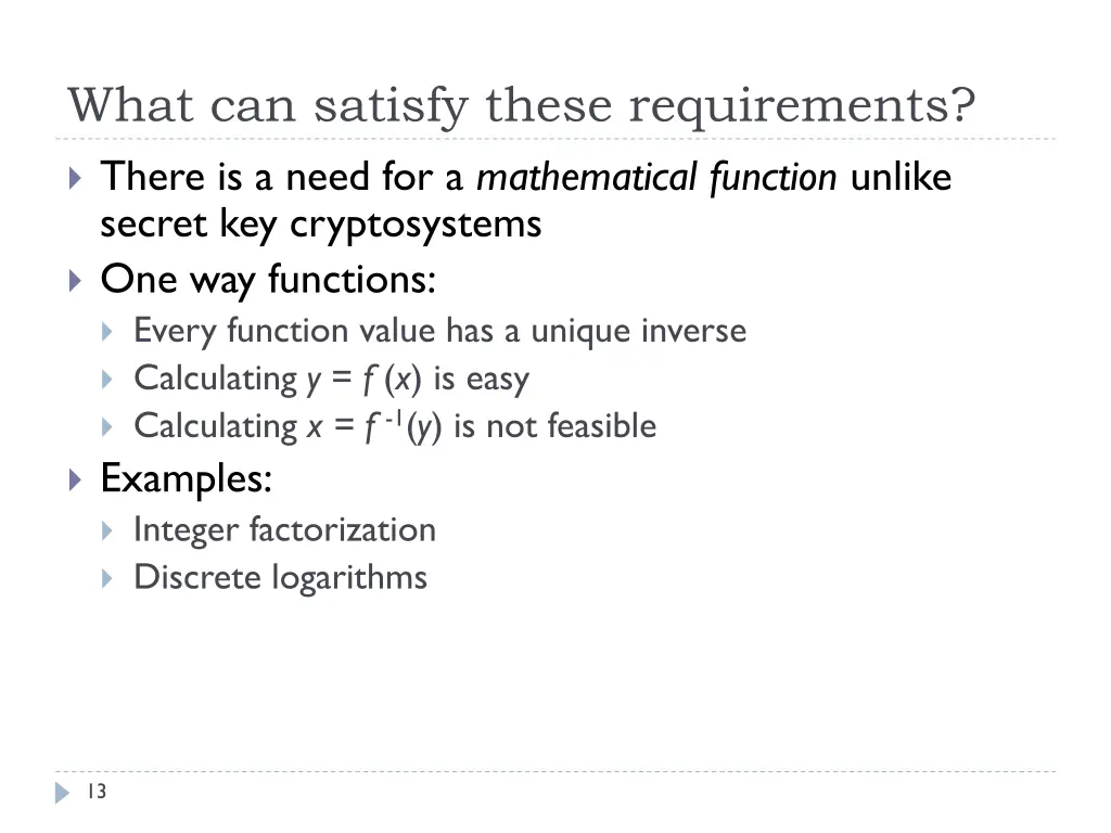 what can satisfy these requirements