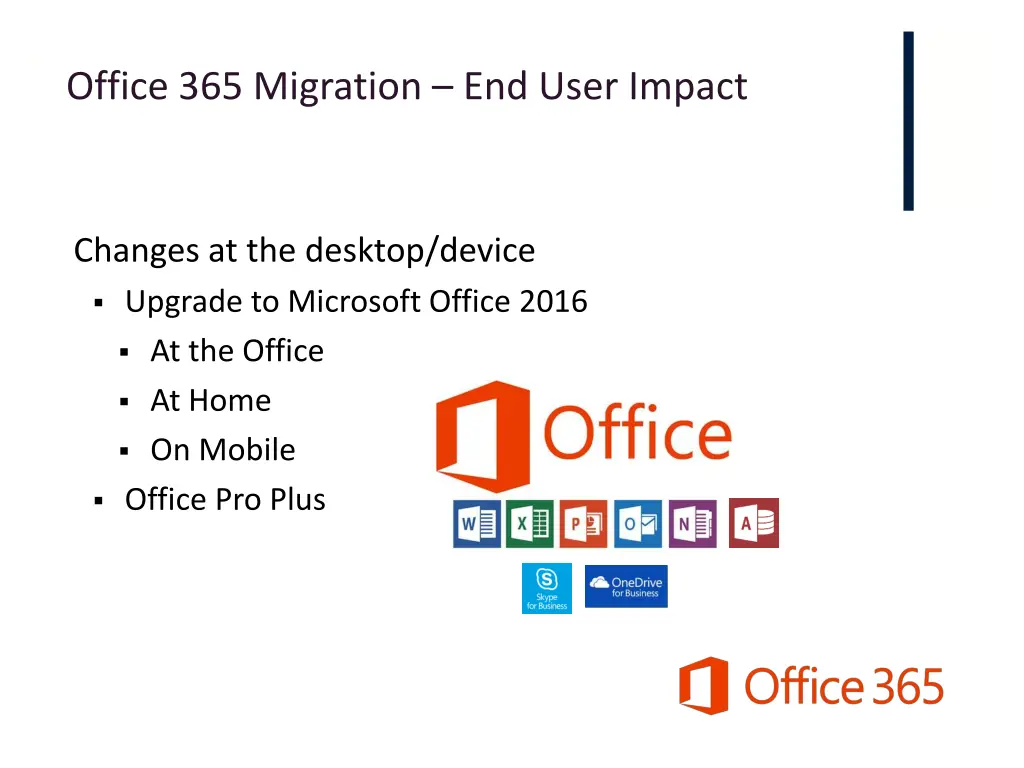 office 365 migration end user impact 3