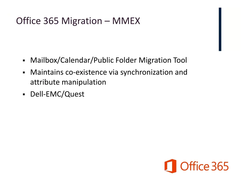 office 365 migration mmex