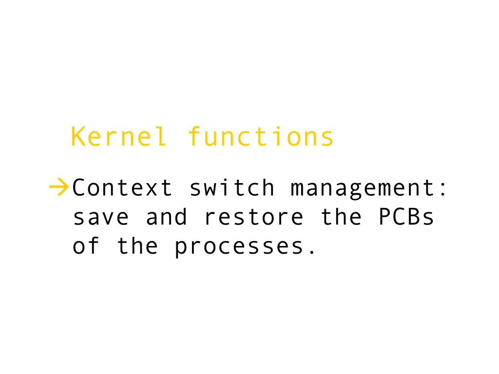 kernel functions