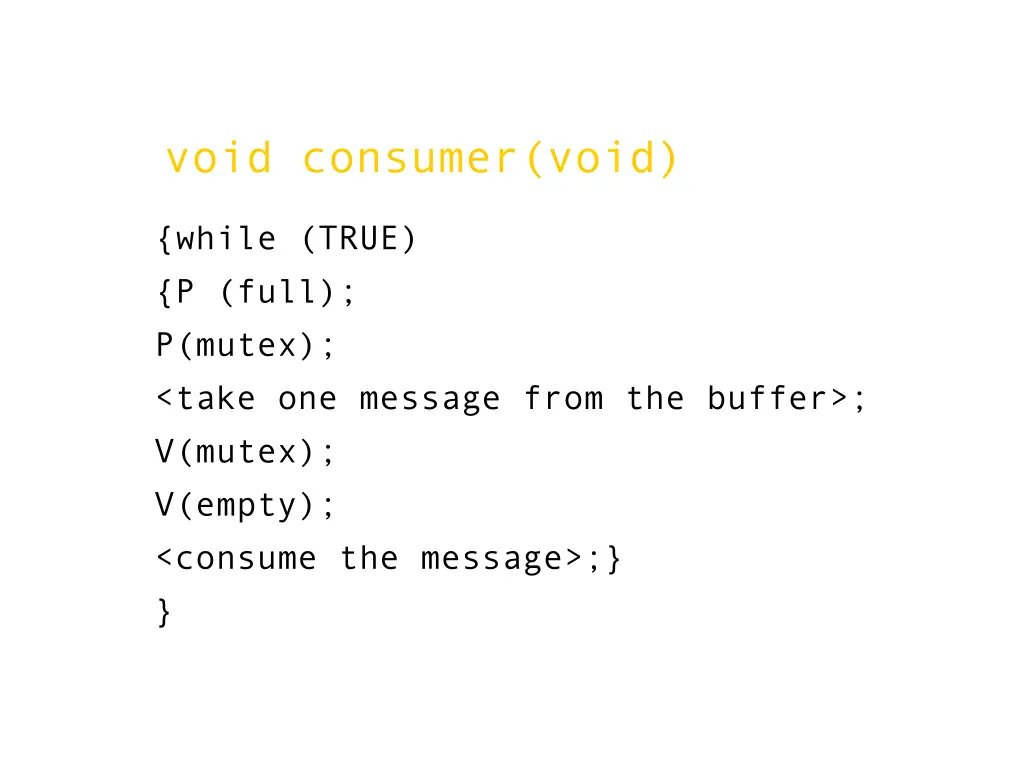 void consumer void 1