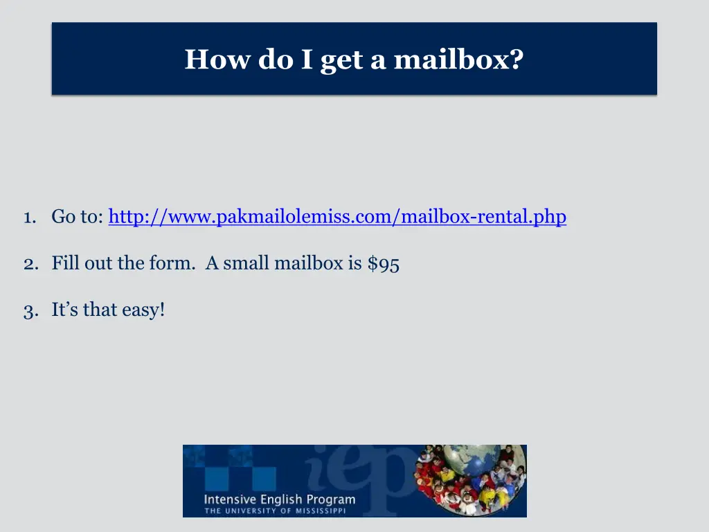 how do i get a mailbox