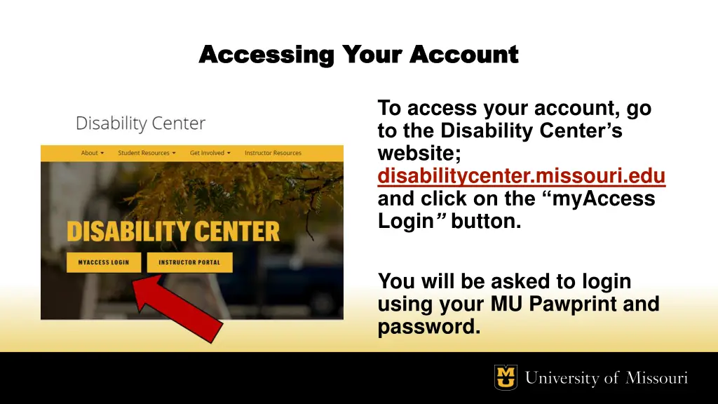 accessing your account accessing your account