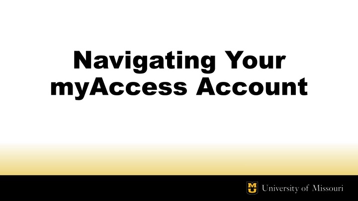 navigating your myaccess account