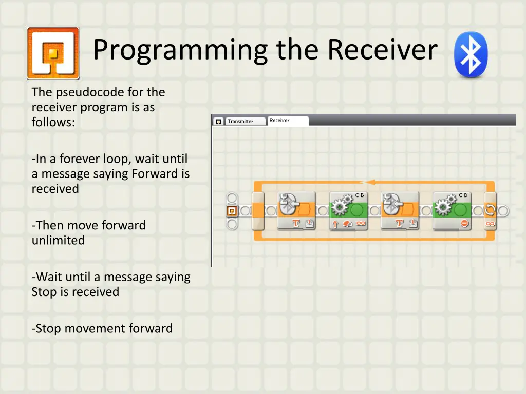 programming the receiver