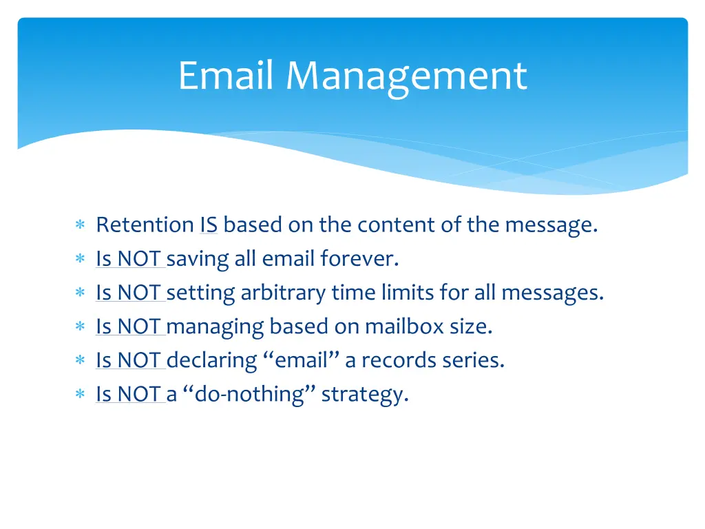 email management