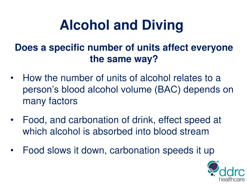 alcohol and diving 2