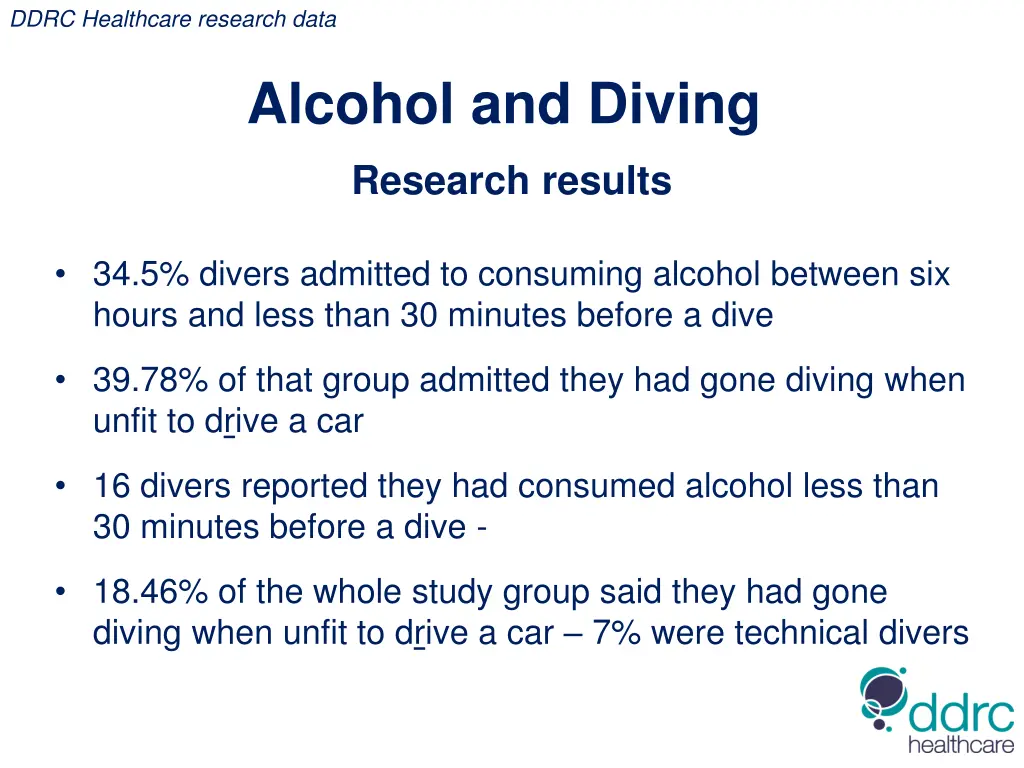 ddrc healthcare research data 1