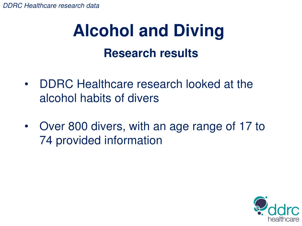 ddrc healthcare research data