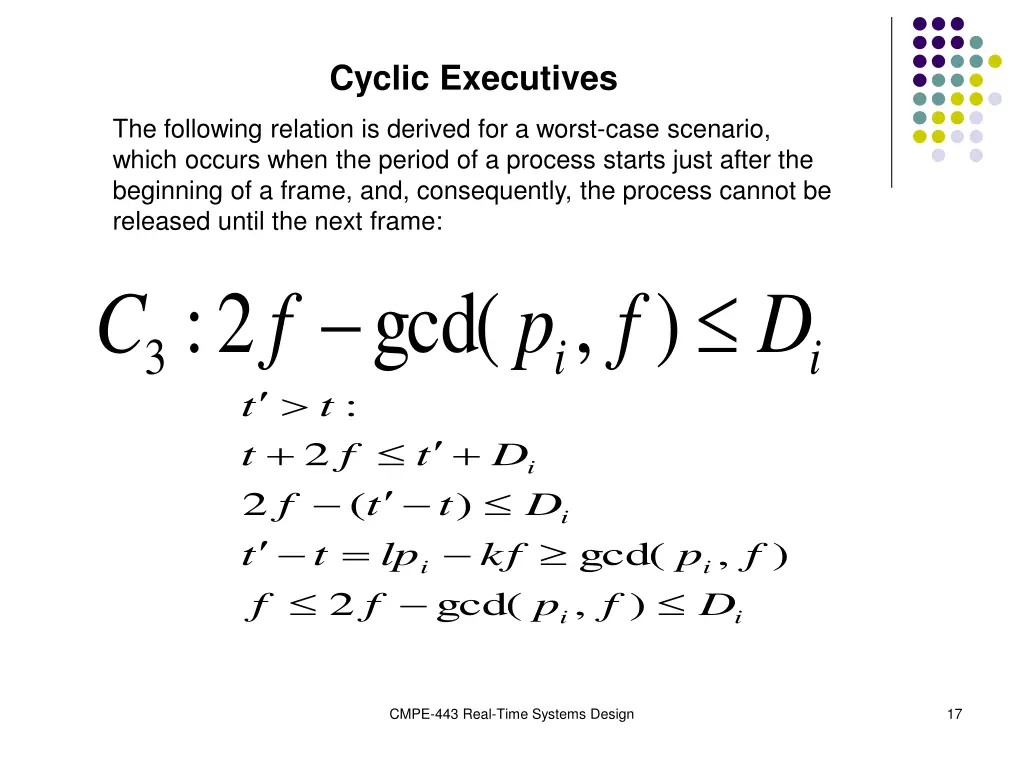 cyclic executives 3