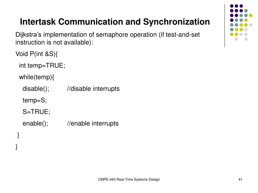 intertask communication and synchronization 13