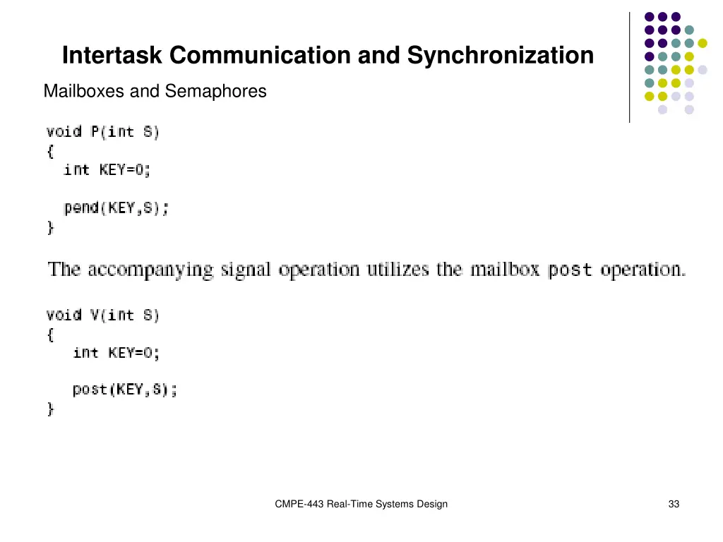 intertask communication and synchronization 5