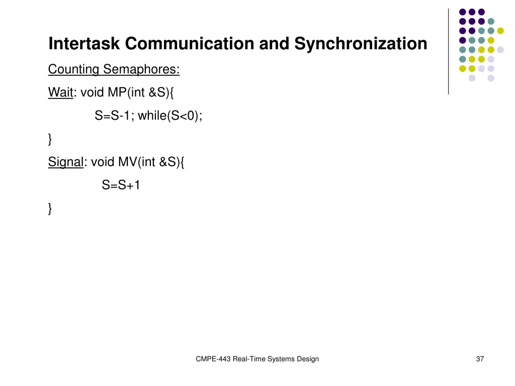 intertask communication and synchronization 9