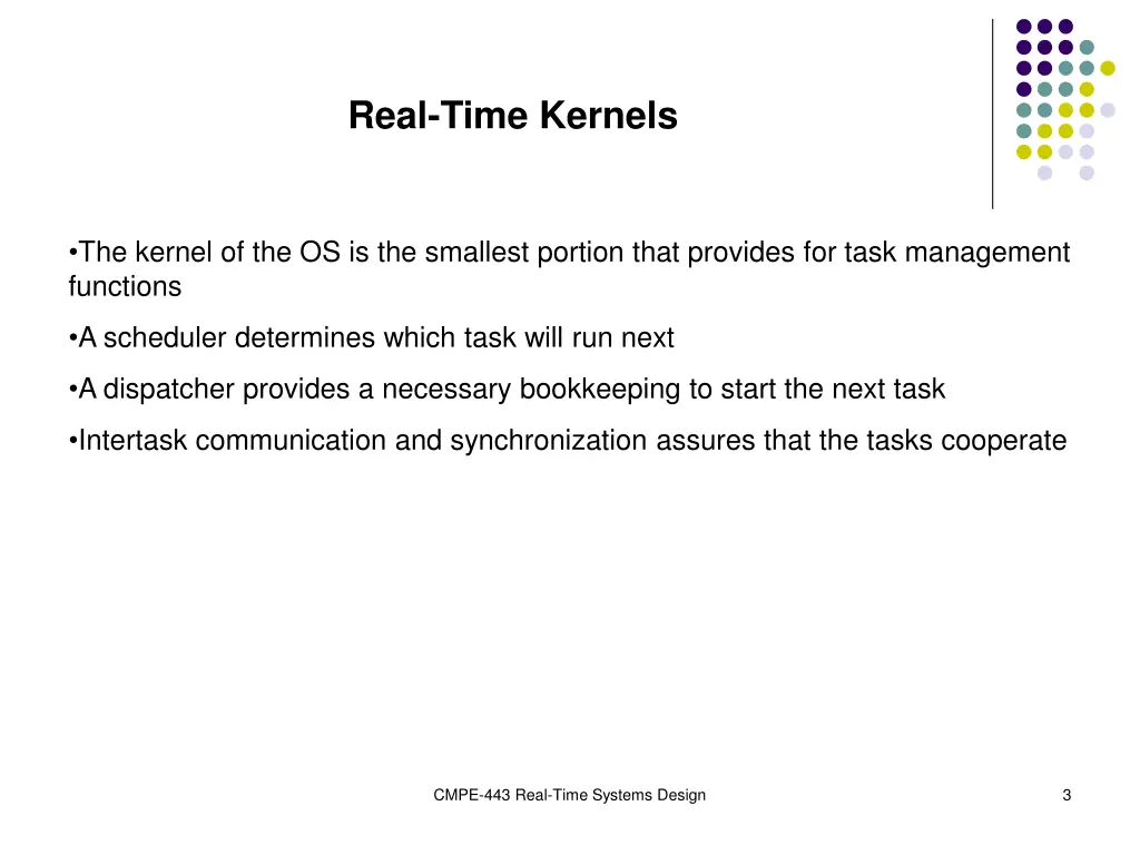 real time kernels 1