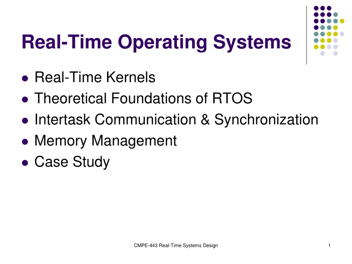 real time operating systems