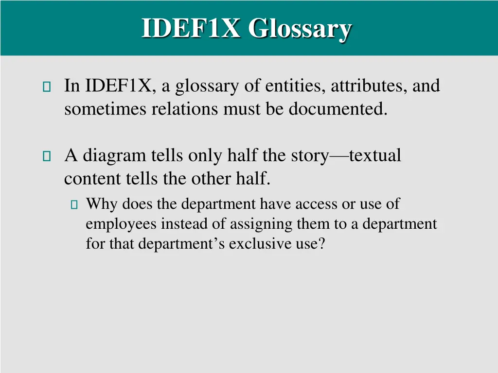 idef1x glossary