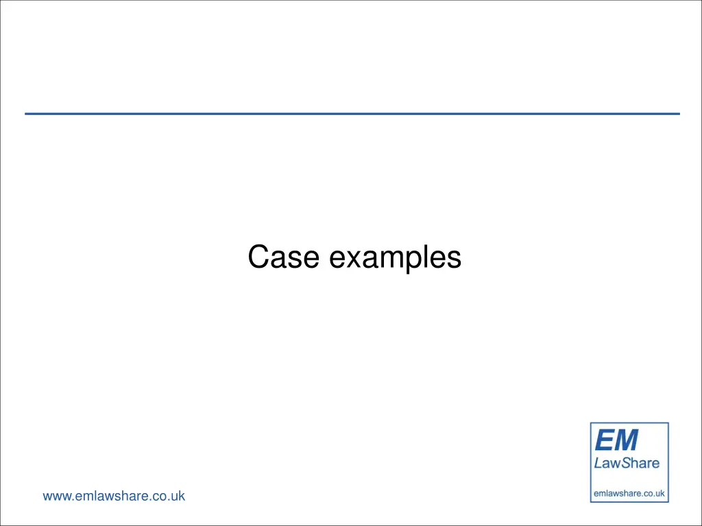 case examples