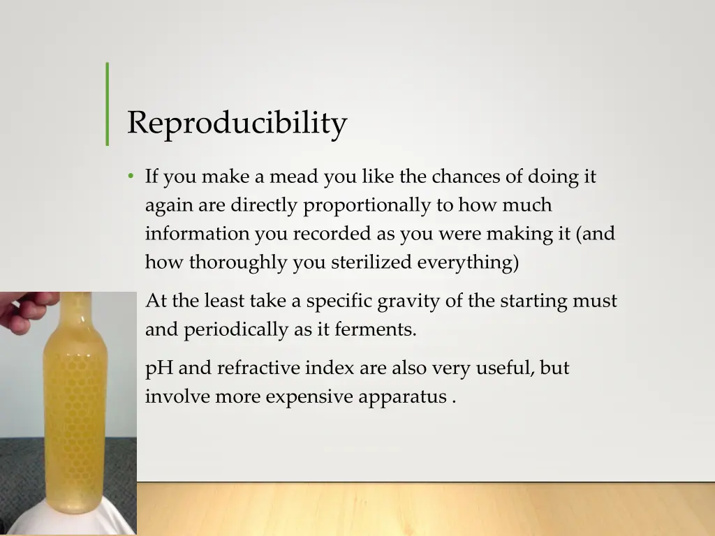 reproducibility