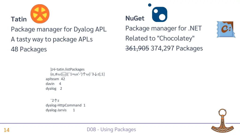 nuget package manager for net related