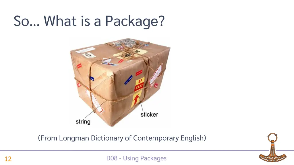 so what is a package