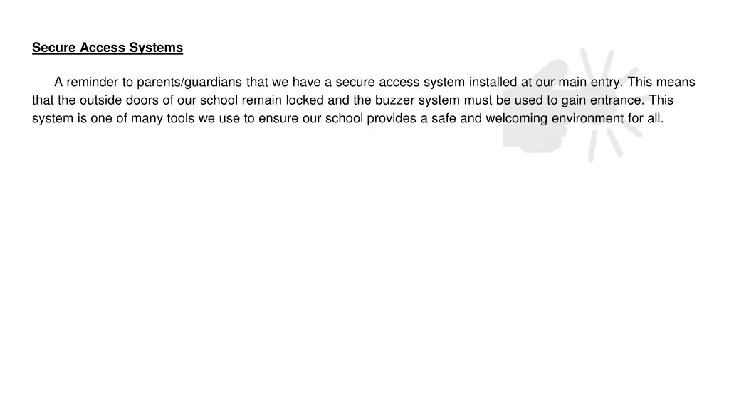 secure access systems