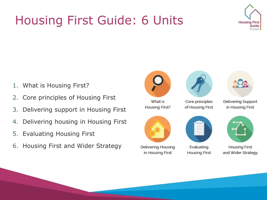 housing first guide 6 units