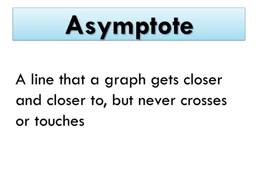 asymptote