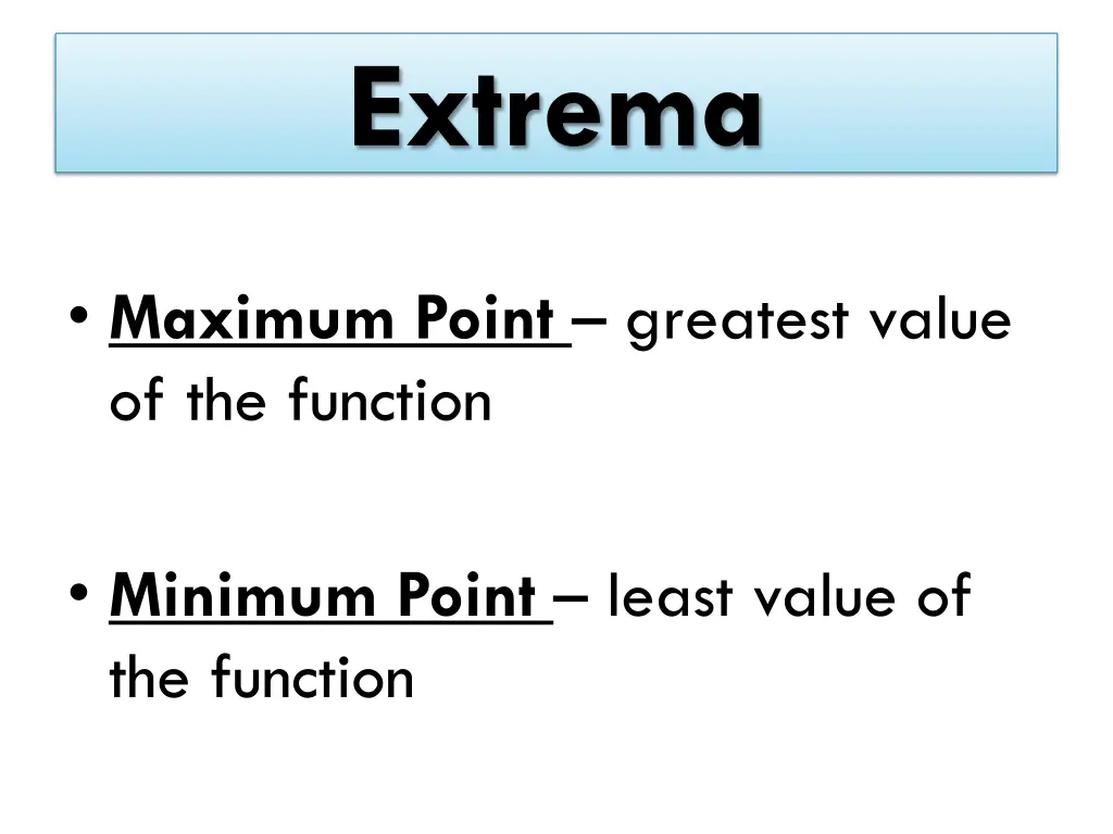 extrema