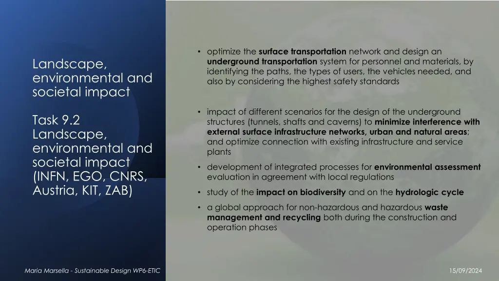 optimize the surface transportation network