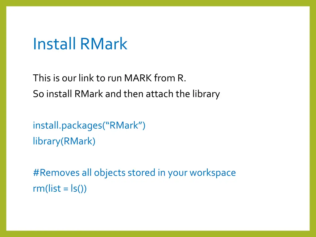 install rmark