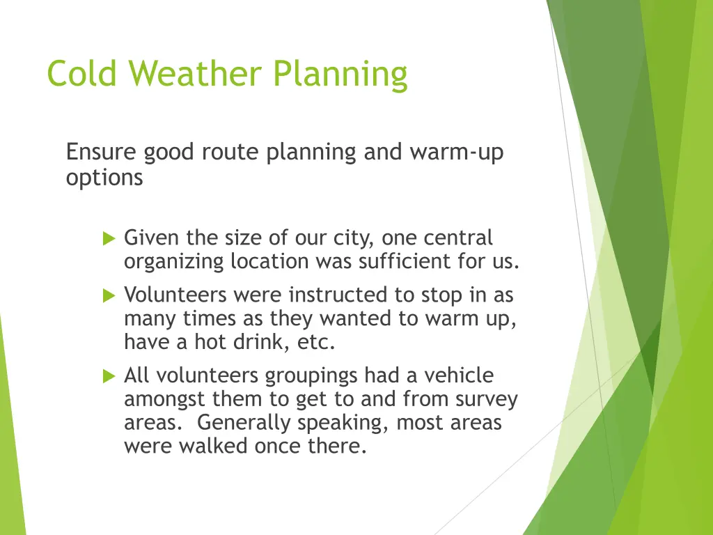 cold weather planning 2