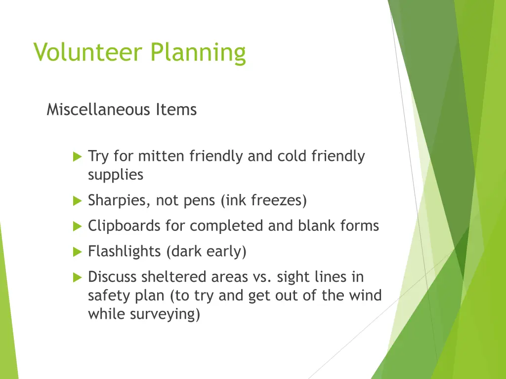 volunteer planning 2