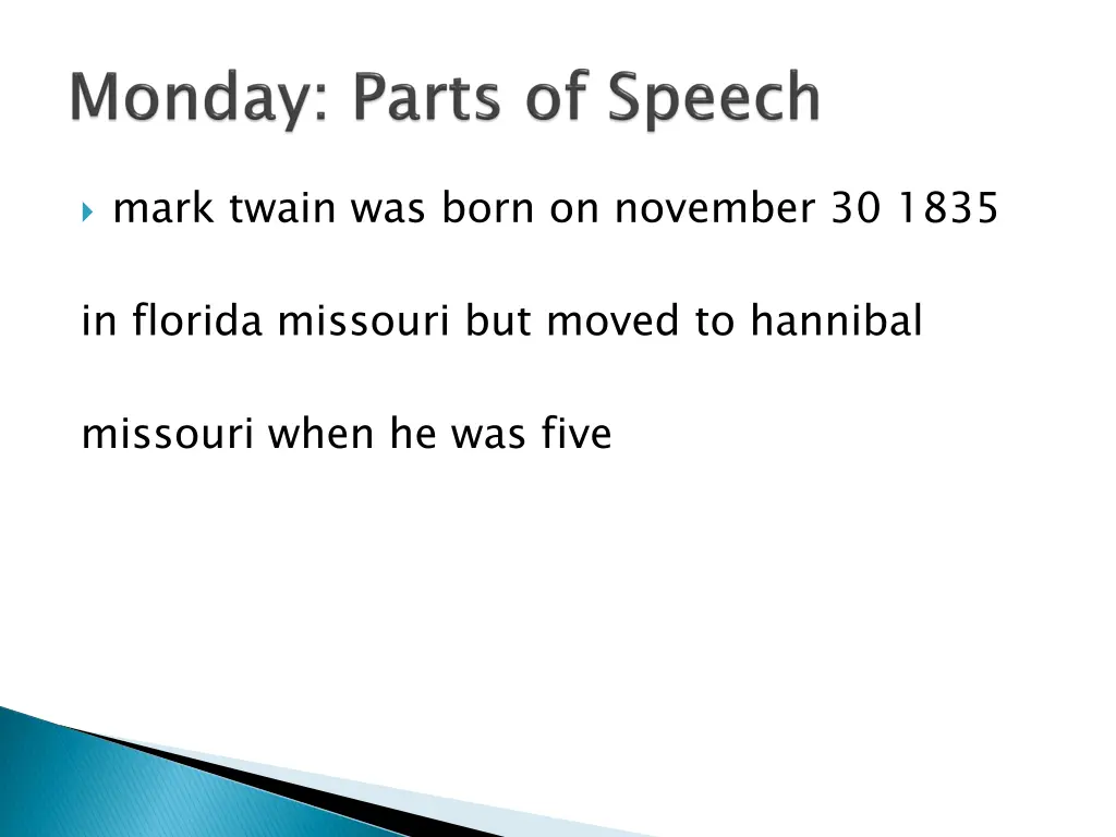 mark twain was born on november 30 1835