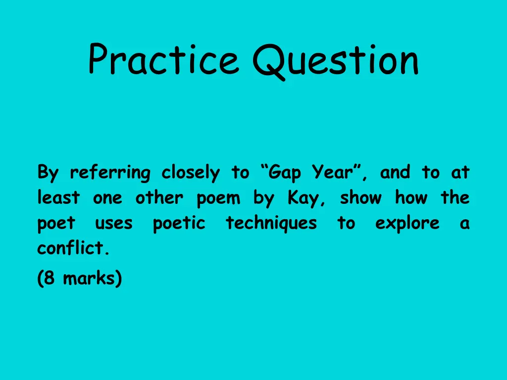 practice question