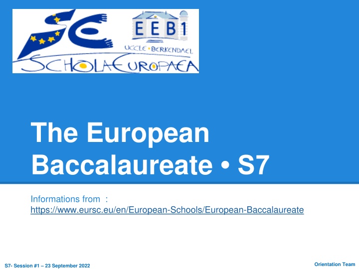 the european baccalaureate s7