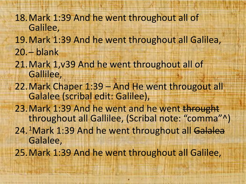 18 mark 1 39 and he went throughout