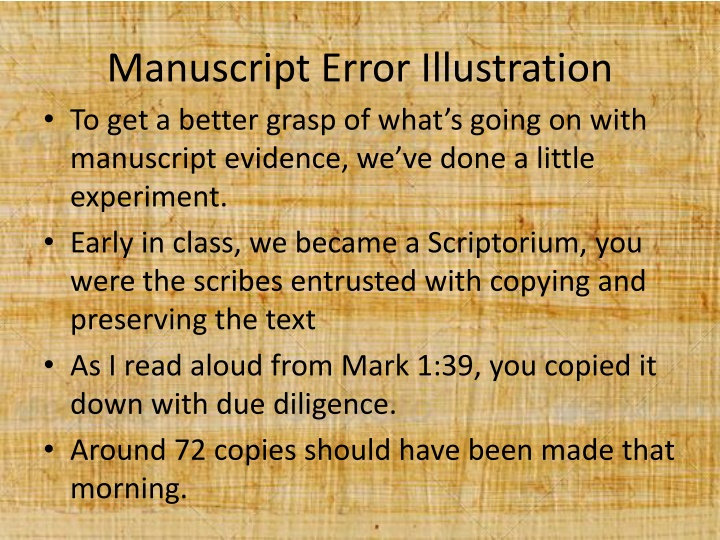 manuscript error illustration to get a better