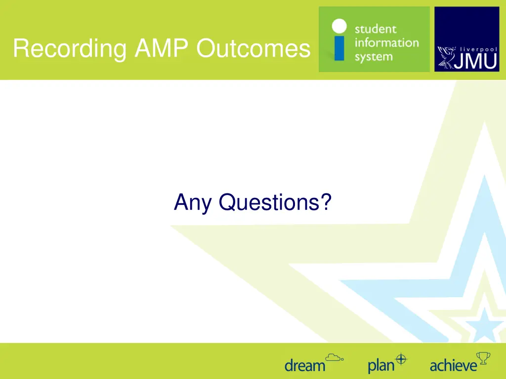 recording amp outcomes 7