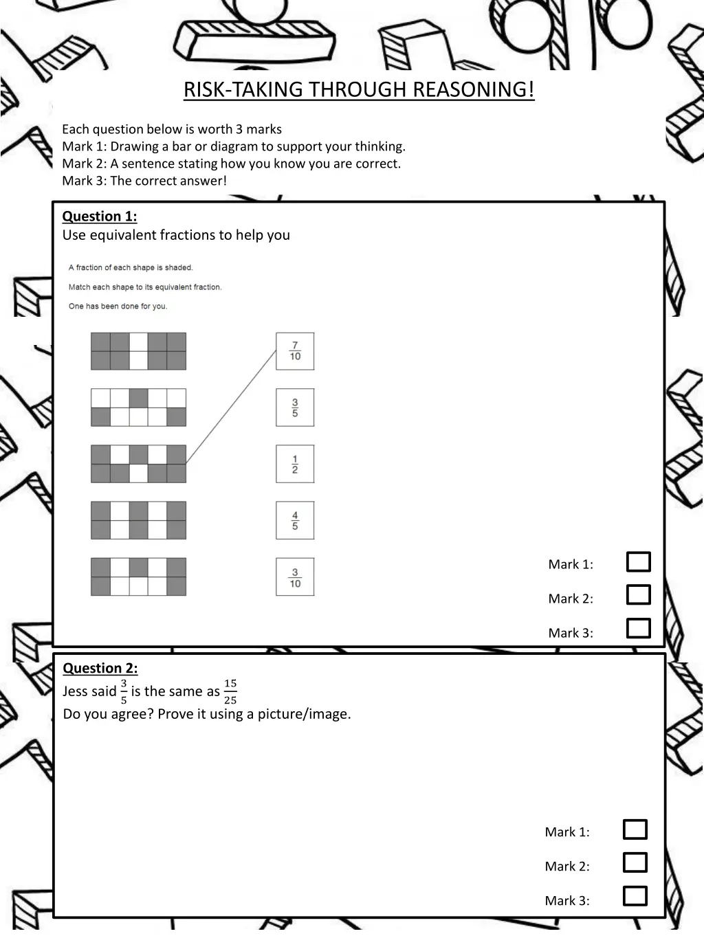 risk taking through reasoning 5