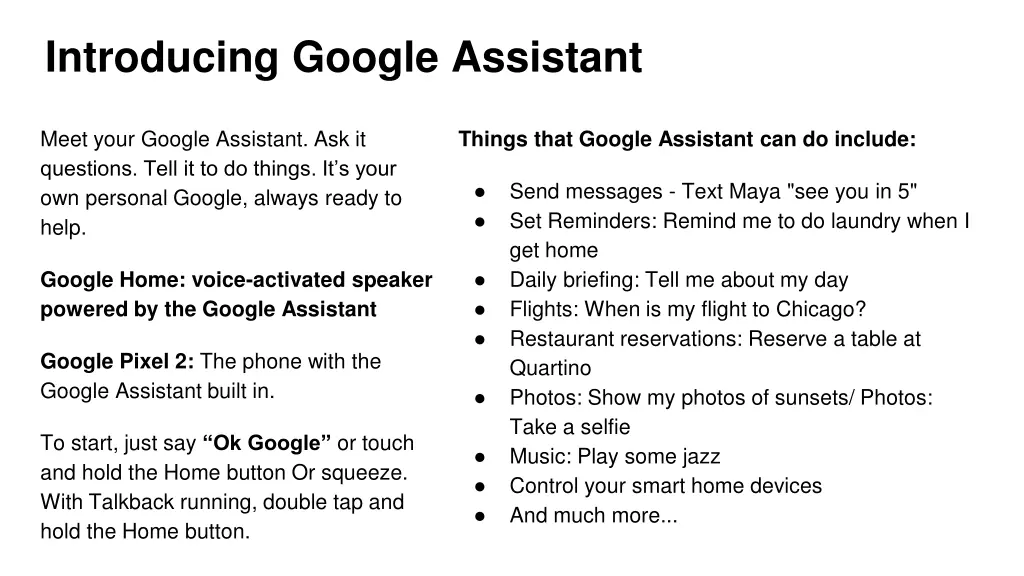 introducing google assistant