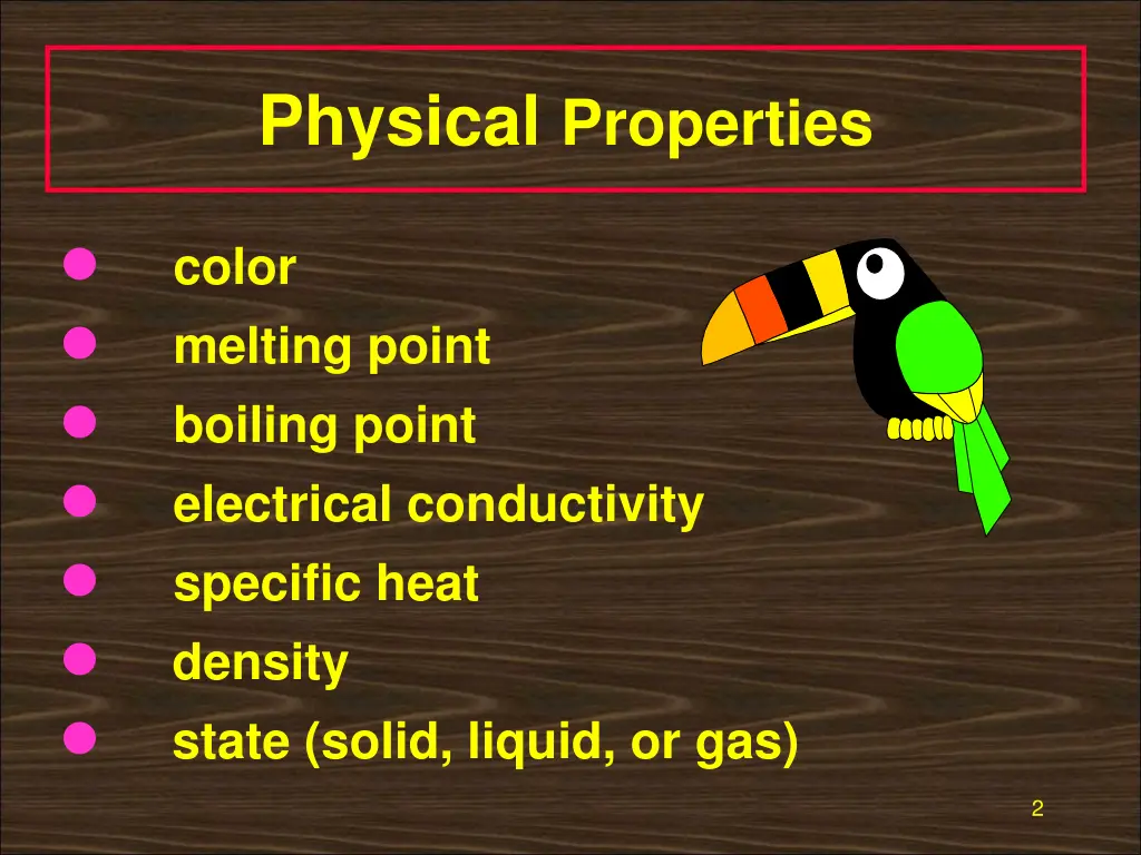 physical properties