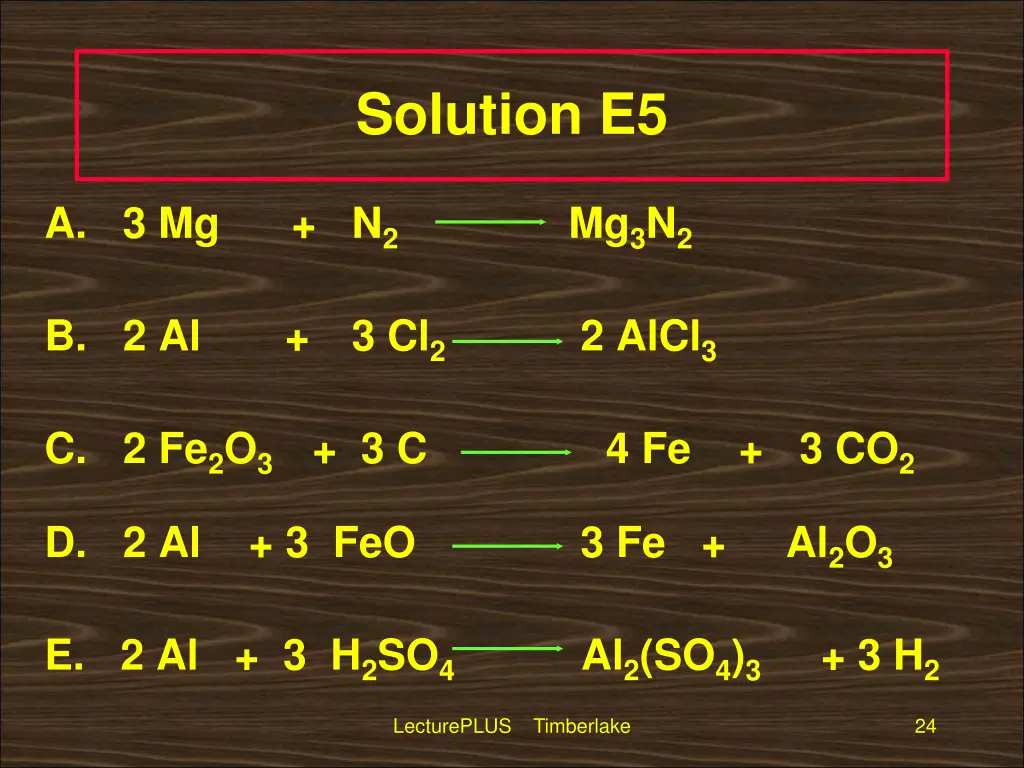 solution e5